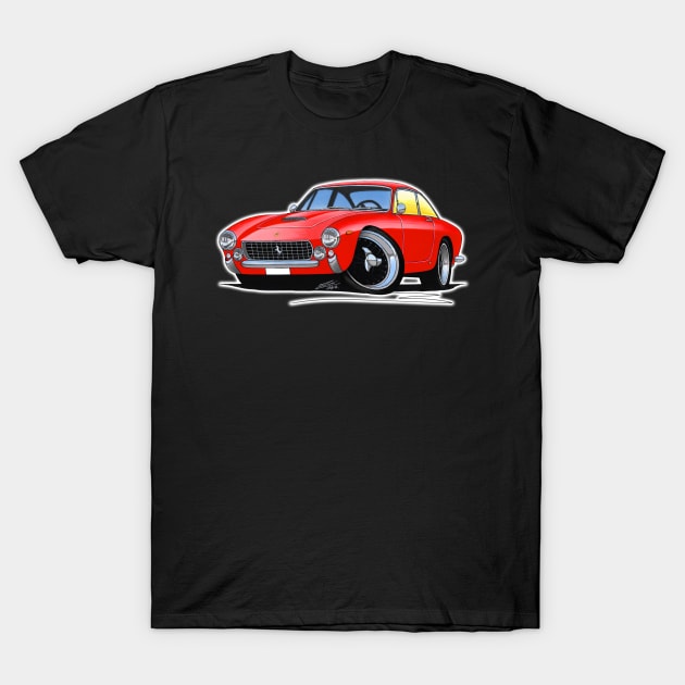 Ferrari 250 Lusso Berlinetta Red T-Shirt by y30man5